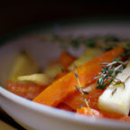 Морква, запечена з чебрецем